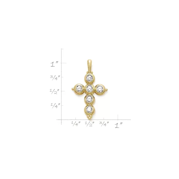 James Avery Artisan Jewelry Pendants-Antiquity Gemstone Cross Pendant