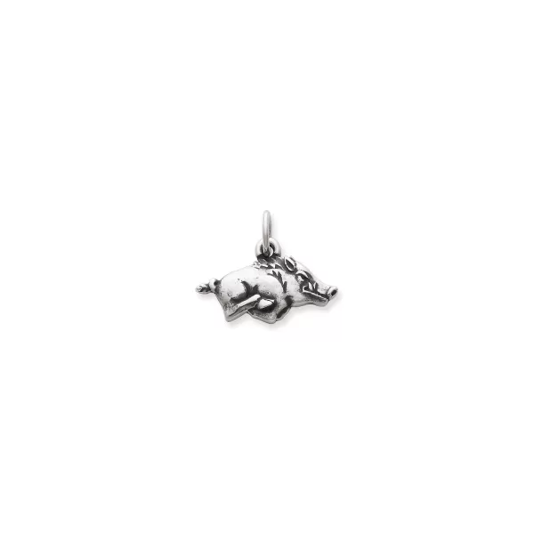 James Avery Artisan Jewelry Charms-Arkansas Razorback Charm