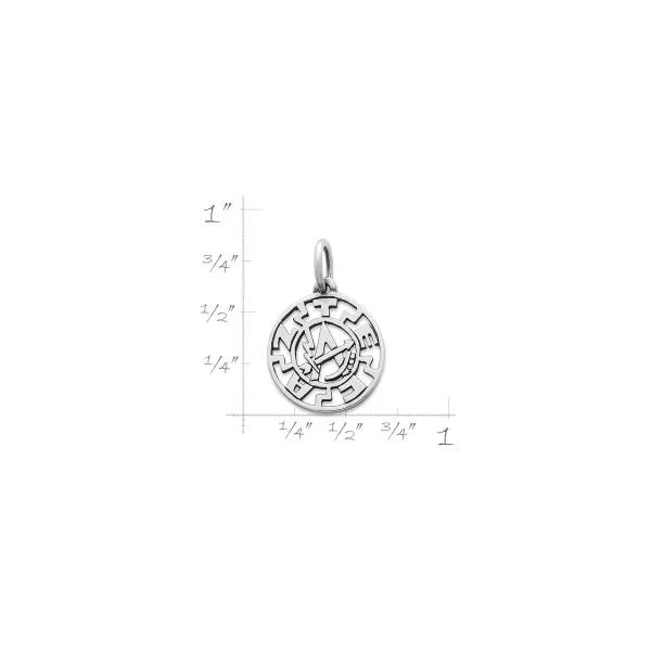 James Avery Artisan Jewelry Charms-Aztec Disk Charm