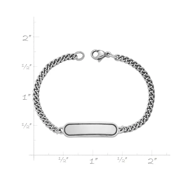 James Avery Artisan Jewelry Bracelets-Baby Id Engravable Link Bracelet