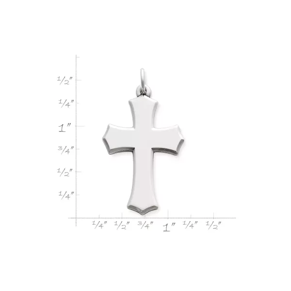 James Avery Artisan Jewelry Charms-Beveled Clechee Cross Pendant