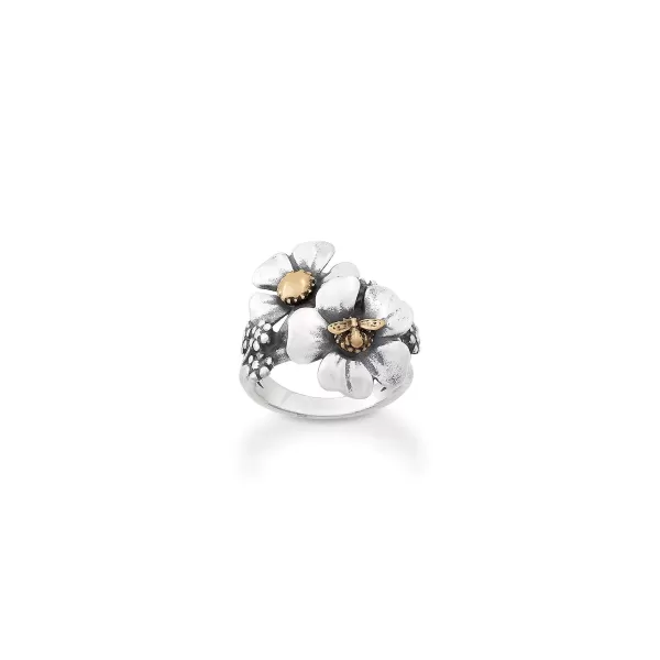 James Avery Artisan Jewelry Rings-Blossoms And Bee Ring