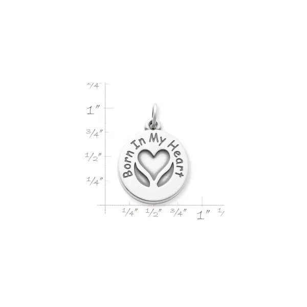 James Avery Artisan Jewelry Charms-Born In My Heart Adoption Charm