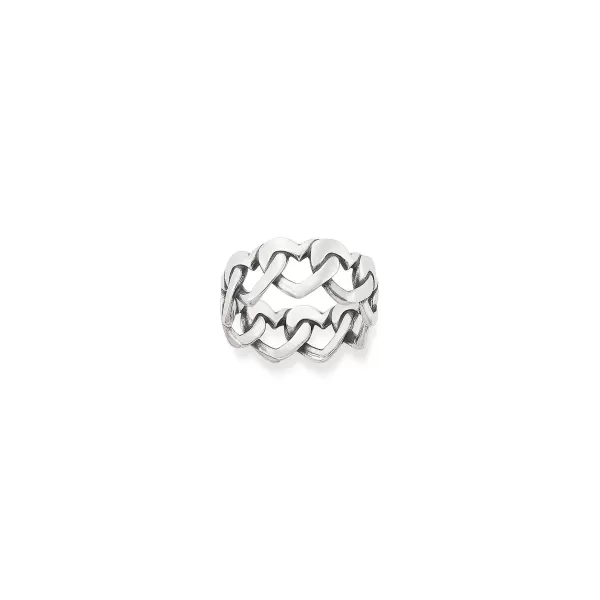 James Avery Artisan Jewelry Rings-Chain Of Hearts Ring