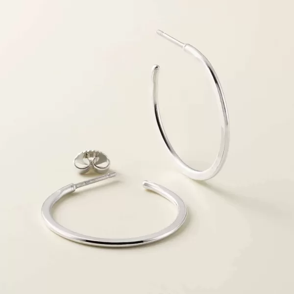 James Avery Artisan Jewelry Earrings-Classic Hammered Hoops