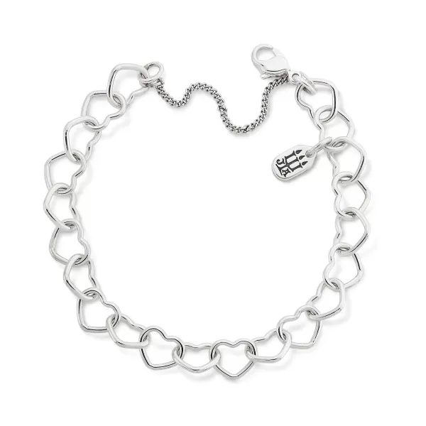 James Avery Artisan Jewelry Bracelets-Connected Hearts Charm Bracelet