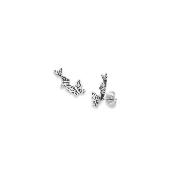 James Avery Artisan Jewelry Earrings-Dancing Butterfly Ear Climbers