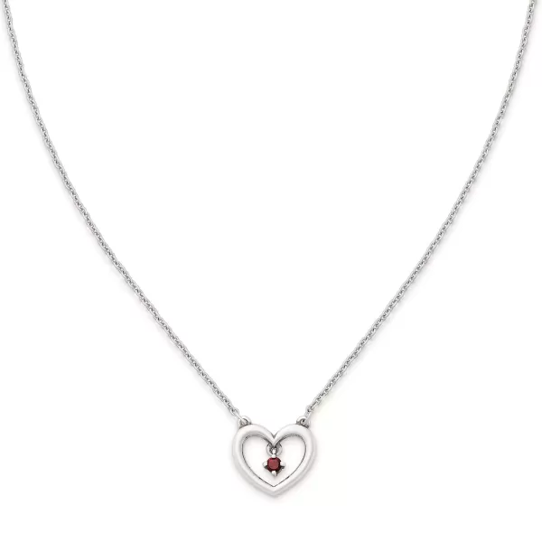 James Avery Artisan Jewelry Necklaces And Chains-Dancing Gemstone Heart Necklace