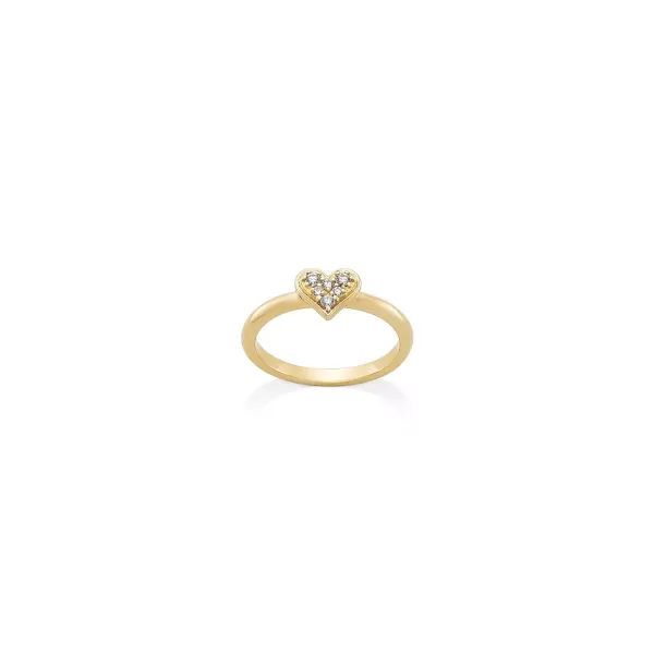 James Avery Artisan Jewelry Rings-Delicate Pave Diamond Heart Ring