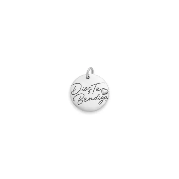 James Avery Artisan Jewelry Charms-Dios Te Bendiga Charm