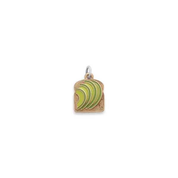 James Avery Artisan Jewelry Charms-Enamel Avocado Toast Charm