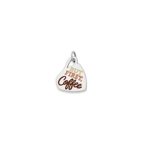 James Avery Artisan Jewelry Charms-Enamel But First Coffee Charm