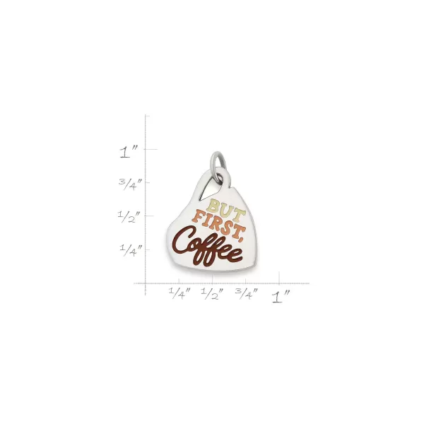 James Avery Artisan Jewelry Charms-Enamel But First Coffee Charm