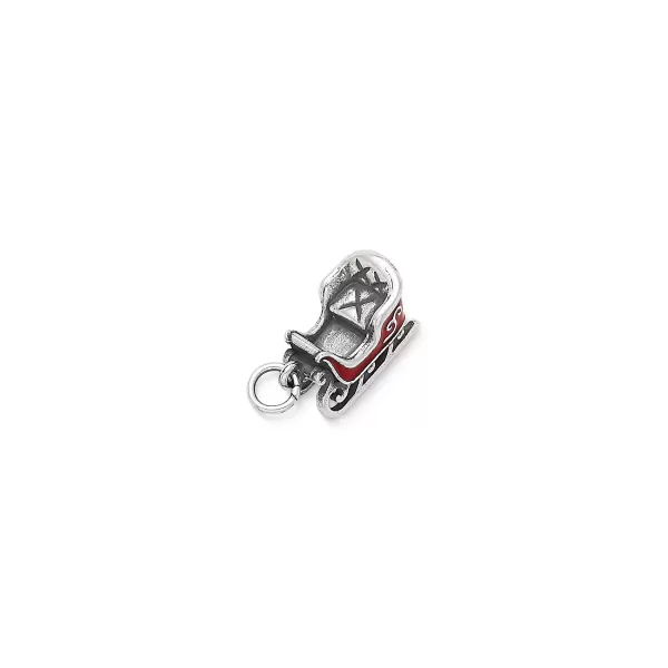 James Avery Artisan Jewelry Charms-Enamel Christmas Sleigh Charm