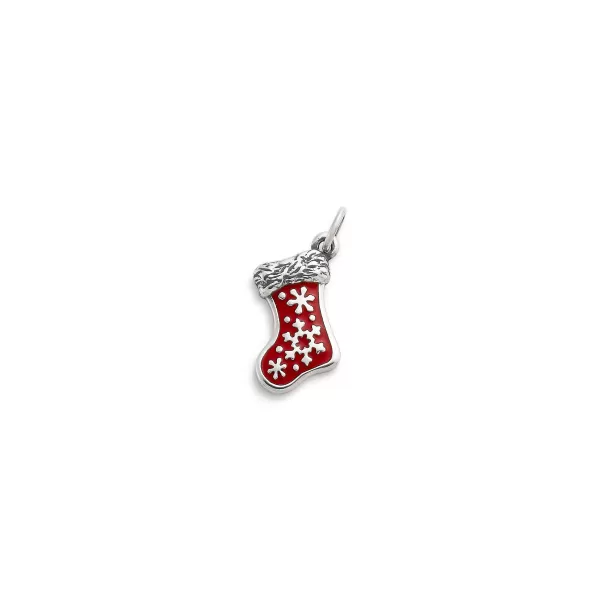 James Avery Artisan Jewelry Charms-Enamel Christmas Stocking Charm