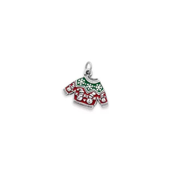 James Avery Artisan Jewelry Charms-Enamel Christmas Sweater Charm