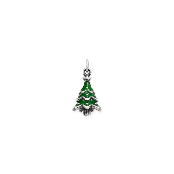 James Avery Artisan Jewelry Charms-Enamel Christmas Tree Charm