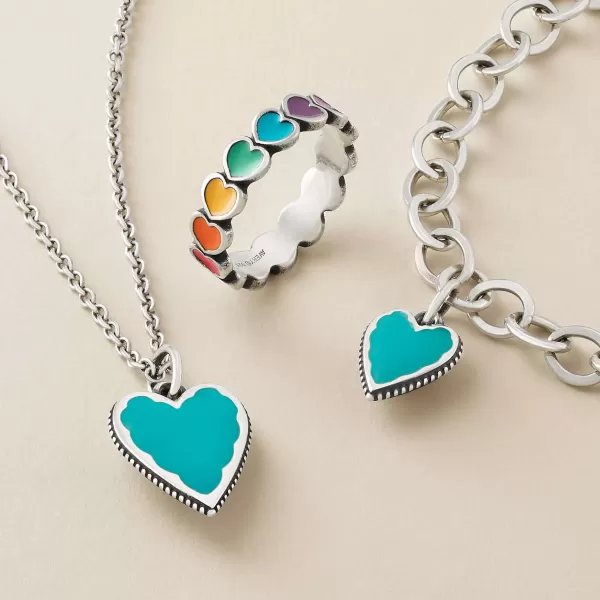 James Avery Artisan Jewelry Rings-Enamel Connected Hearts Ring