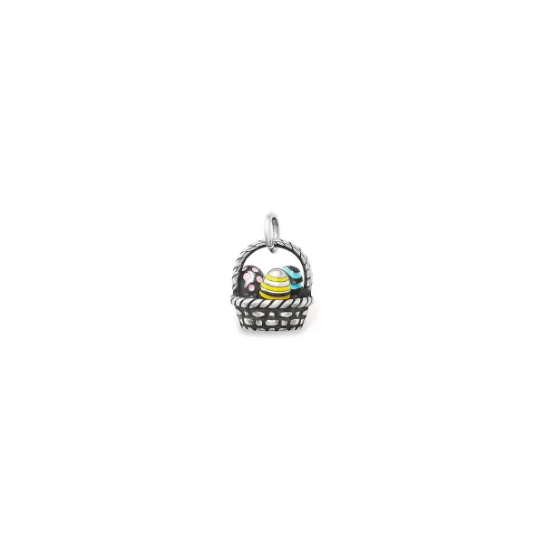 James Avery Artisan Jewelry Charms-Enamel Easter Basket Charm