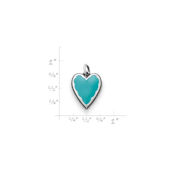 James Avery Artisan Jewelry Charms-Enamel Heart Charm