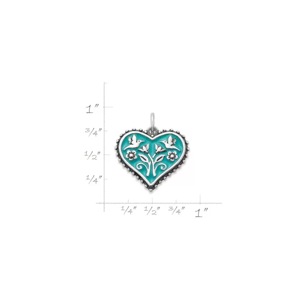 James Avery Artisan Jewelry Charms-Enamel Hearts In Bloom Charm