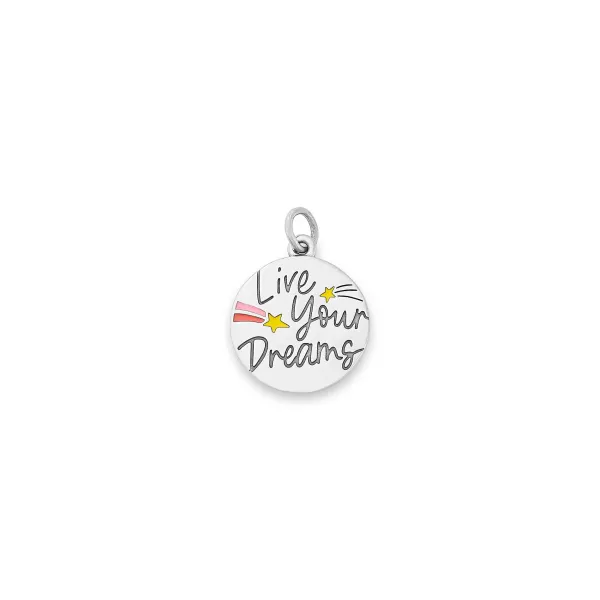 James Avery Artisan Jewelry Charms-Enamel Live Your Dreams Charm