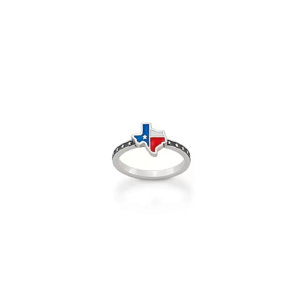 James Avery Artisan Jewelry Rings-Enamel Lone Star State Ring