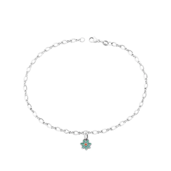 James Avery Artisan Jewelry Bracelets-Enamel Mini Flower Anklet