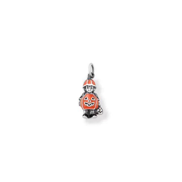 James Avery Artisan Jewelry Charms-Enamel Pumpkin Costume Charm