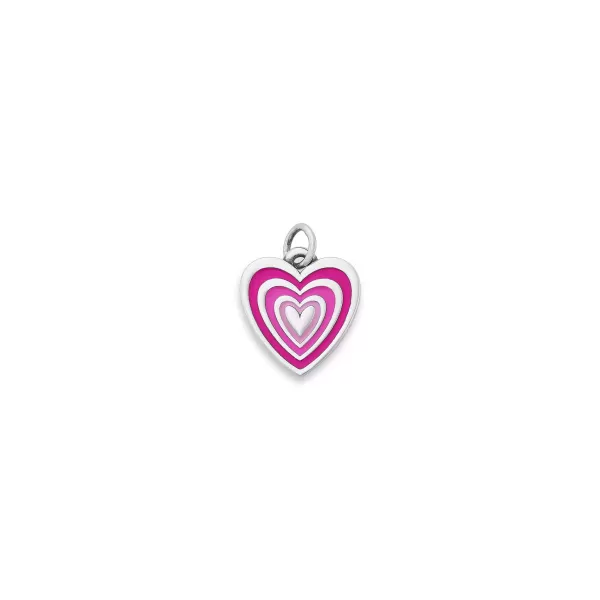 James Avery Artisan Jewelry Charms-Enamel Radiant Heart Charm