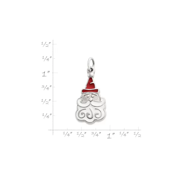 James Avery Artisan Jewelry Charms-Enamel Sweet Santa Charm