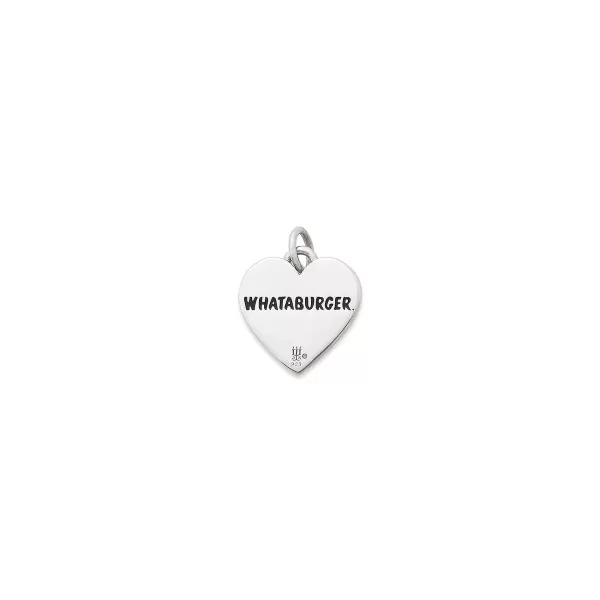 James Avery Artisan Jewelry Charms-Enamel "Whataburger®" Heart Charm