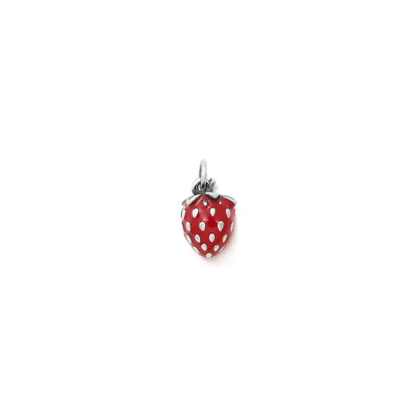 James Avery Artisan Jewelry Charms-Enamel Wild Strawberry Charm