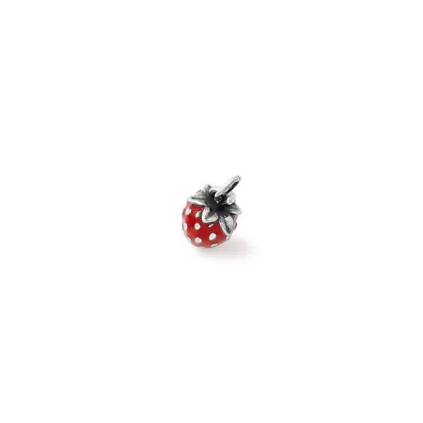 James Avery Artisan Jewelry Charms-Enamel Wild Strawberry Charm