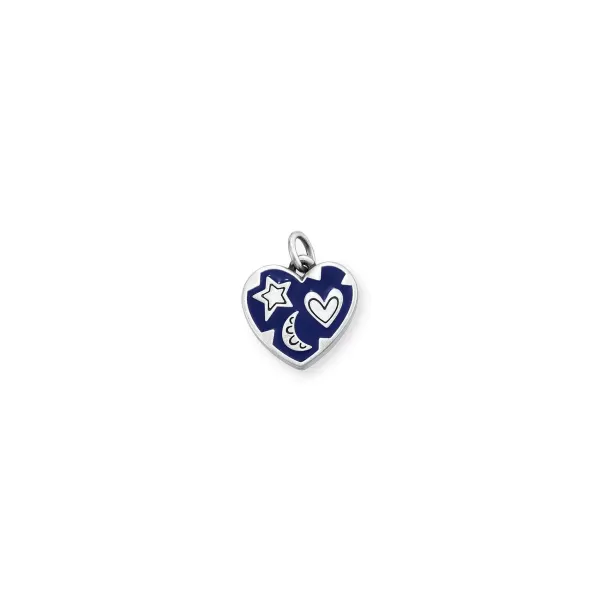 James Avery Artisan Jewelry Charms-Enamel Written In The Stars Heart Charm