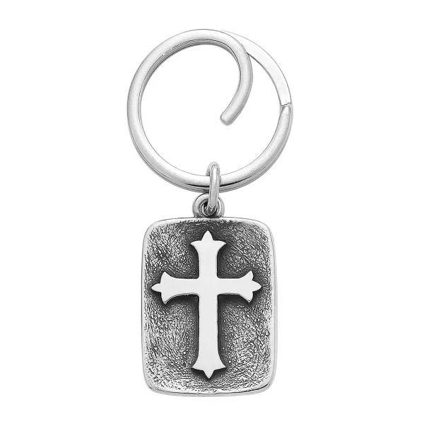 James Avery Artisan Jewelry Accessories-Fleuree Cross Key Chain