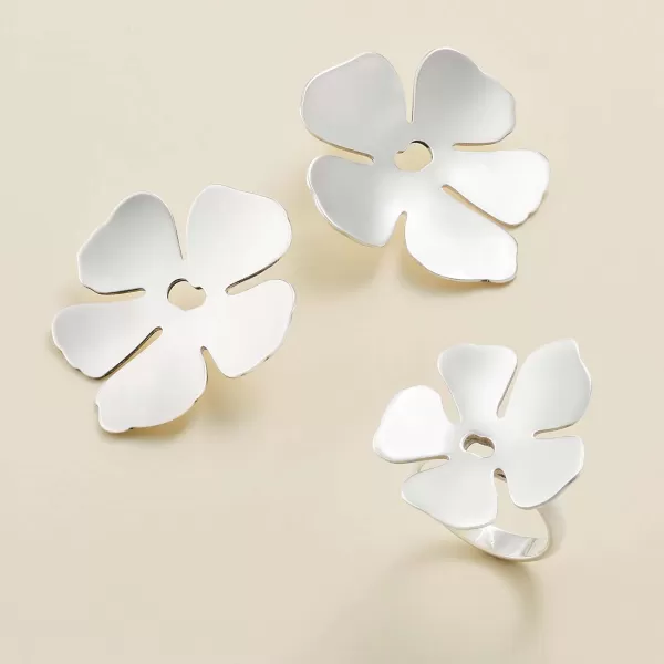 James Avery Artisan Jewelry Earrings-Floral Silhouette Earrings