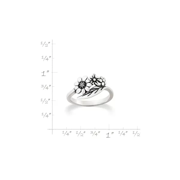 James Avery Artisan Jewelry Rings-Floral Wrap Ring