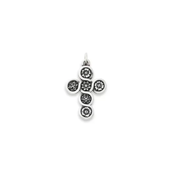 James Avery Artisan Jewelry Pendants-Flowering Cross Pendant