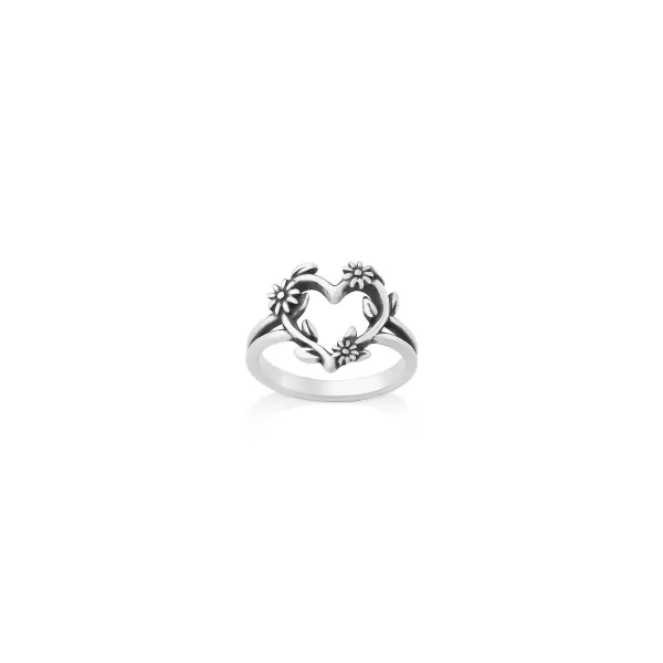 James Avery Artisan Jewelry Rings-Flowering Vines Heart Ring