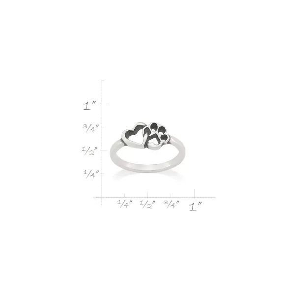 James Avery Artisan Jewelry Rings-Furry Friends Heart Ring