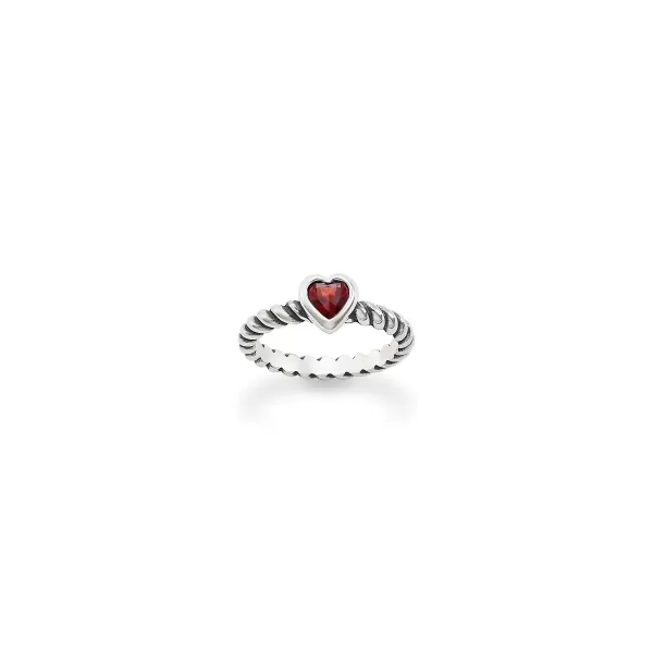 James Avery Artisan Jewelry Rings-Gemstone Heart Twisted Wire Ring