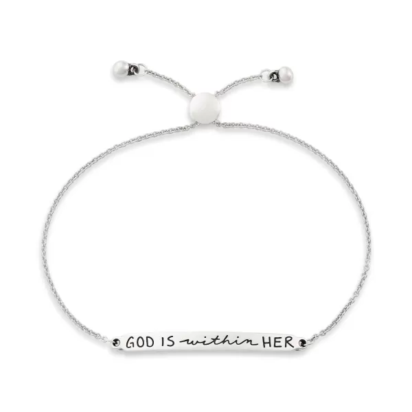 James Avery Artisan Jewelry Bracelets-God Is Within Her Slider Bracelet