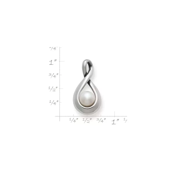 James Avery Artisan Jewelry Pendants-Graceful Twist Pendant With Cultured Pearl