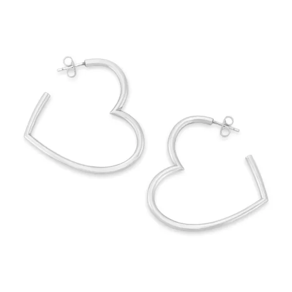 James Avery Artisan Jewelry Earrings-Heart Hoops