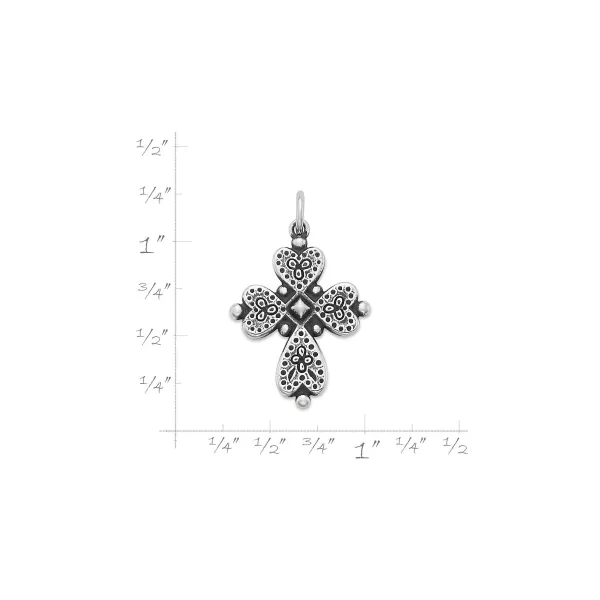 James Avery Artisan Jewelry Charms-Heart'S Devotion Cross Charm