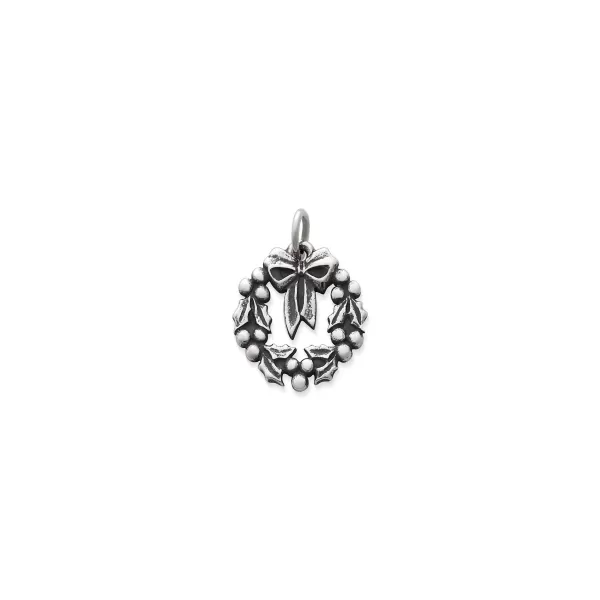 James Avery Artisan Jewelry Charms-Holiday Wreath Charm