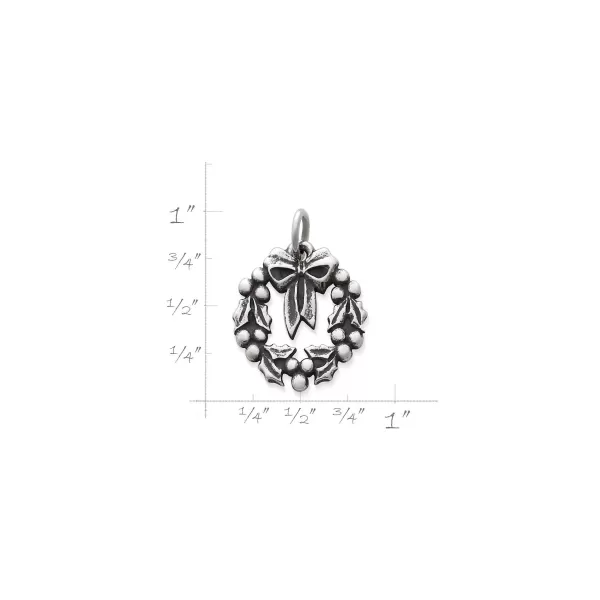 James Avery Artisan Jewelry Charms-Holiday Wreath Charm