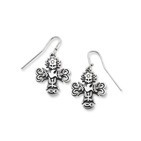 James Avery Artisan Jewelry Earrings-La Primavera Cross Dangle Earrings