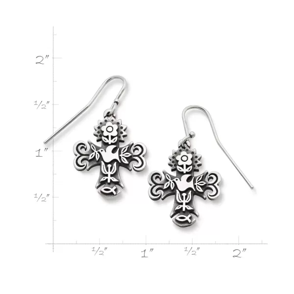 James Avery Artisan Jewelry Earrings-La Primavera Cross Dangle Earrings